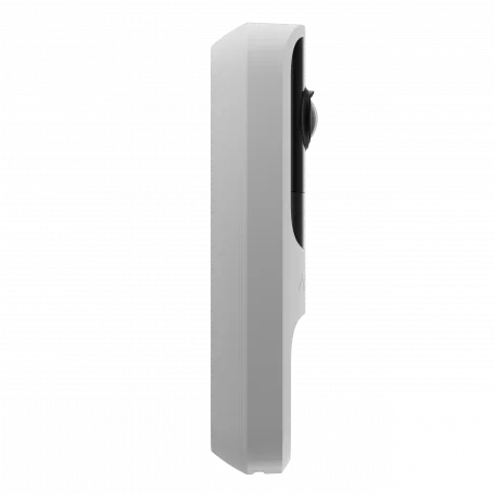 Sonnette vidéo sans fil 4MP avec détection par intelligence artificielle Ajax DoorBell blanc Jeweller thumbnail 3