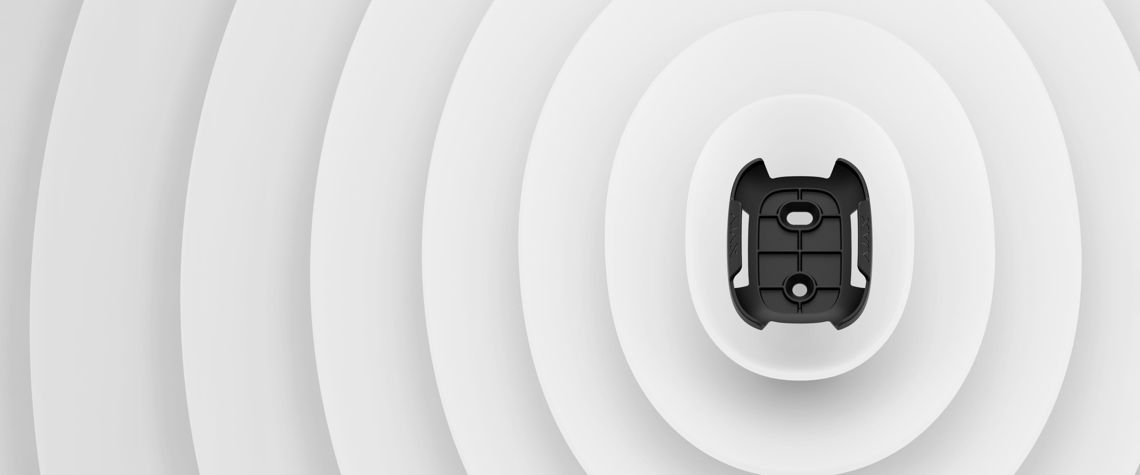 Support de fixation noir pour boutons d'urgence Ajax Holder pour Button/DoubleButton