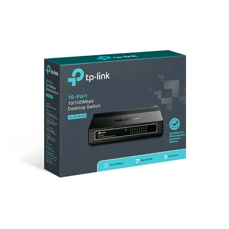 Switch 16-Port 10/100Mbps TP-Link TL-SF1016D thumbnail 4