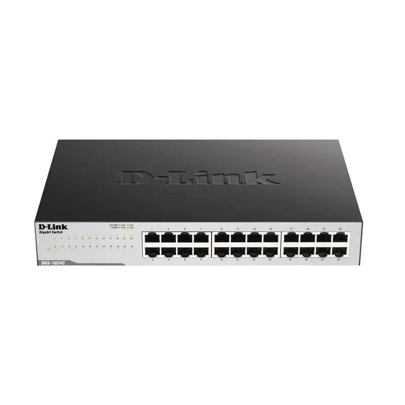 Switch 24 Ports D-Link Gigabit DGS-1024C 10/100/1000Mbps