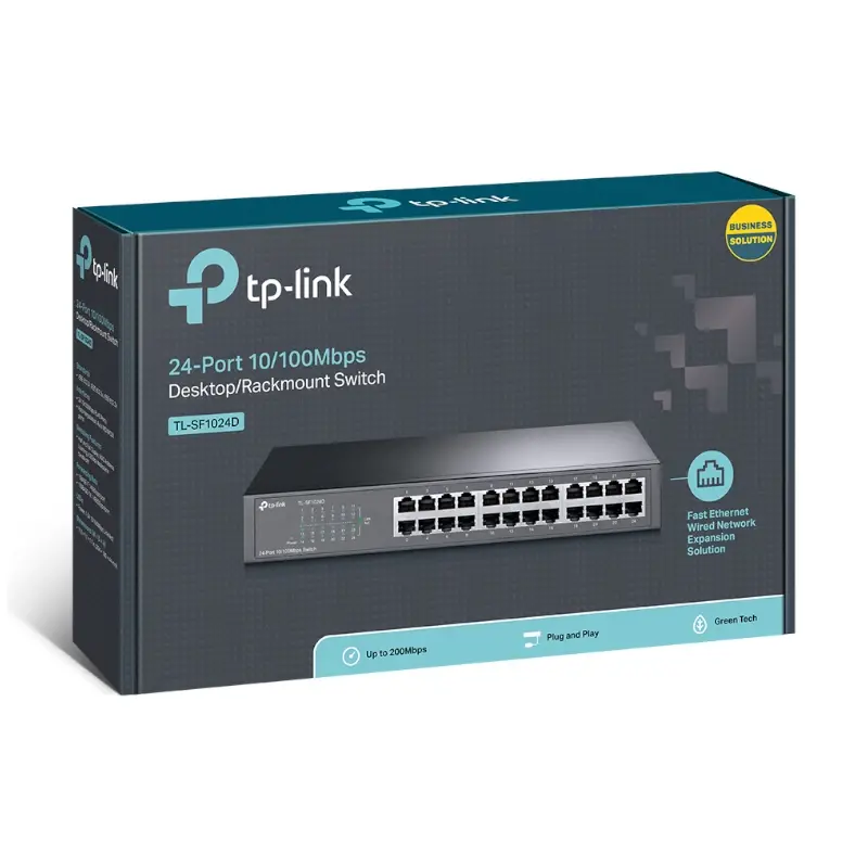 Switch 24 ports Tp-Link 10/100 Mbps TL-SF1024D thumbnail 4