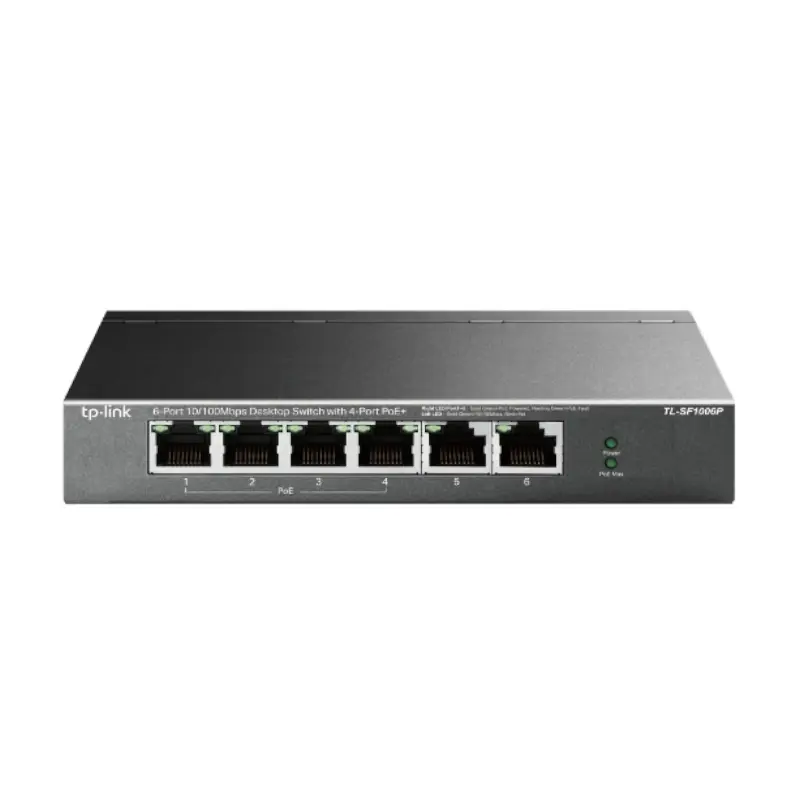 Switch 6 ports PoE+ TL-SF1006P TP-Link