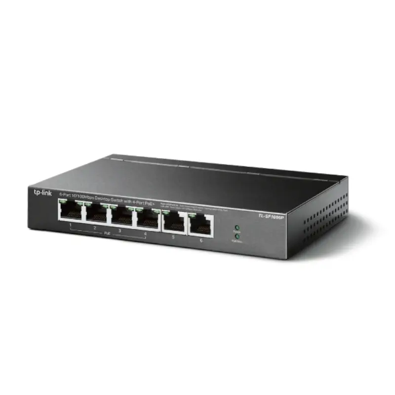 Switch 6 ports PoE+ TL-SF1006P TP-Link thumbnail 2