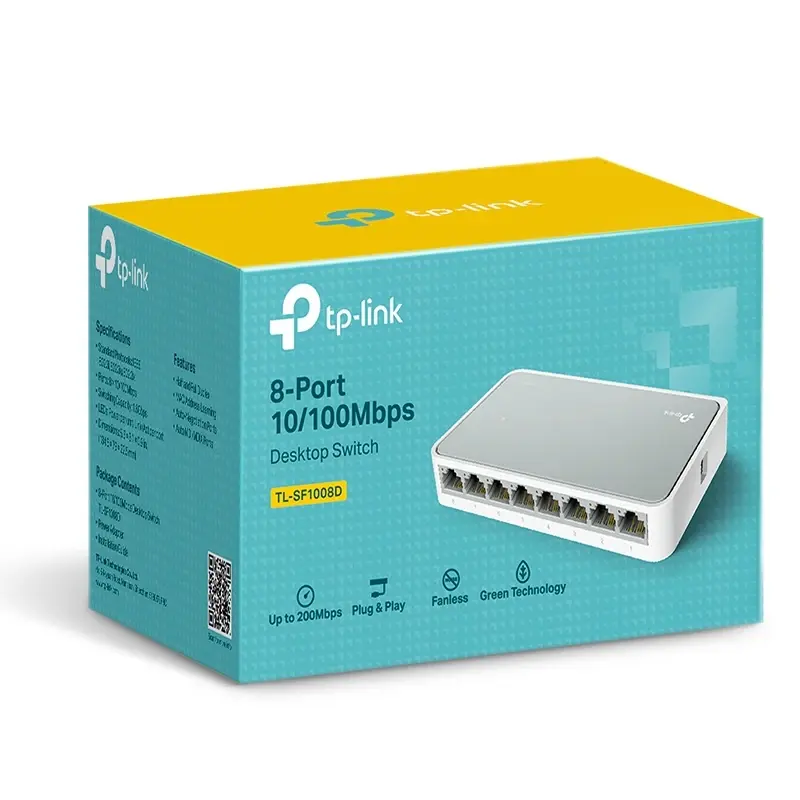 Switch 8-Ports TP-Link TL-SF1008D 10/100Mbps thumbnail 4