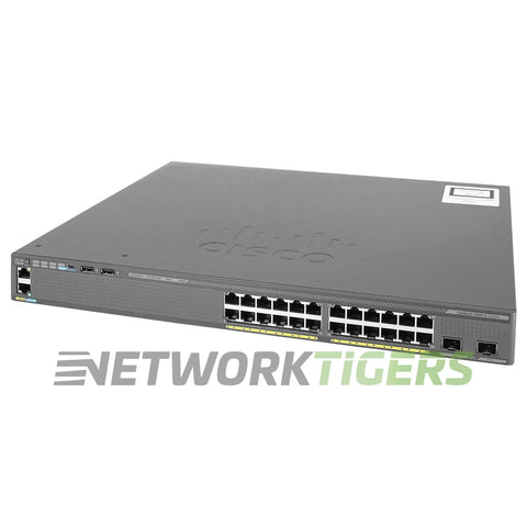 Switch Cisco Catalyst 2960-X 24 ports Gigabit PoE+ + 4 SFP+ 10G