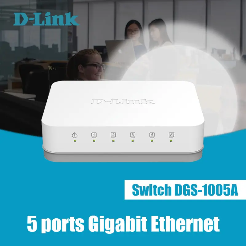 Switch D-LINK DGS-1005A Gigabit Ethernet 5 ports