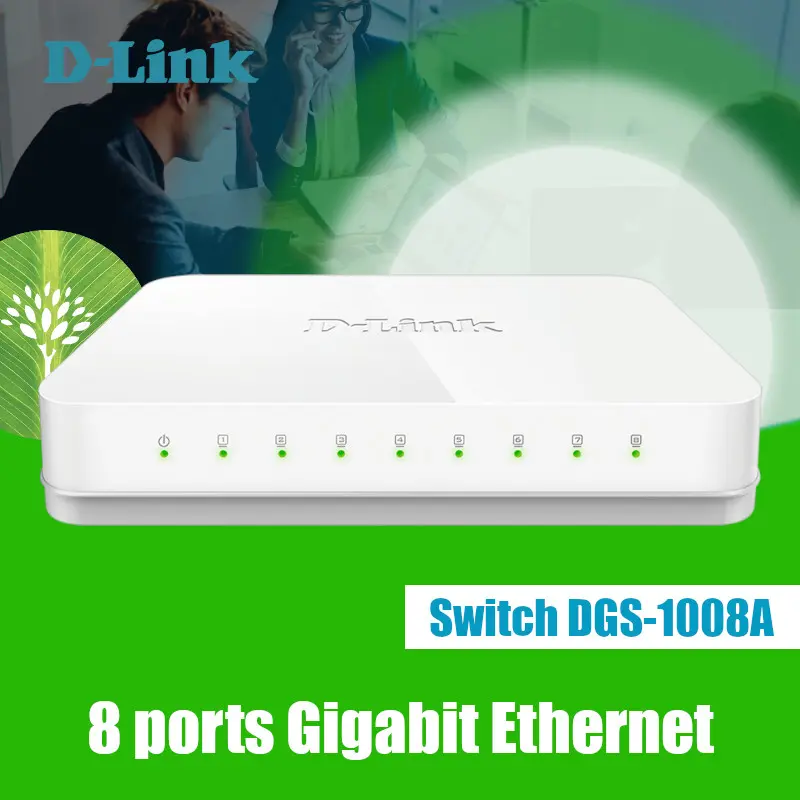 Switch D-LINK DGS-1008A Gigabit Ethernet 8 ports 2k Mbps