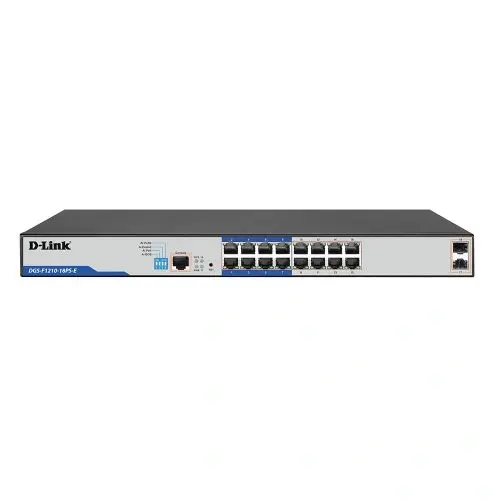Switch D-Link DGS-F1210-18PS-E Layer 2 Gigabit PoE+ Smart Switch