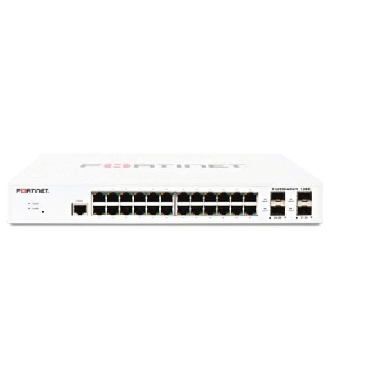 Switch Fortinet FortiSwitch 124E 24 ports Gigabit PoE+ 4 SFP