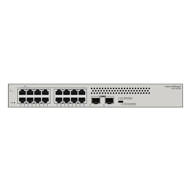 Switch Huawei S110-16T2S – 16 ports GE – 2 ports SFP – Unmanaged thumbnail 2