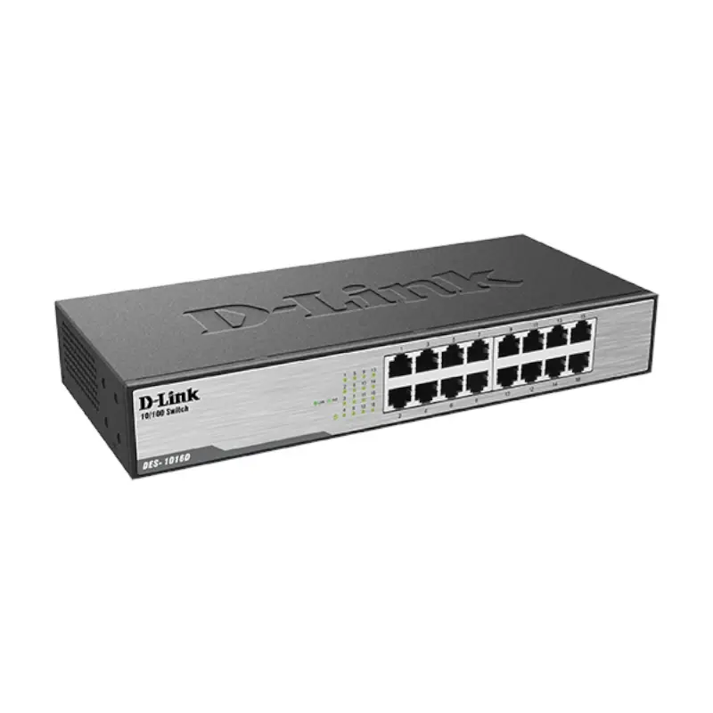 Switch Rackable 16 ports 10-100Mbps D-Link DES-1016D thumbnail 2