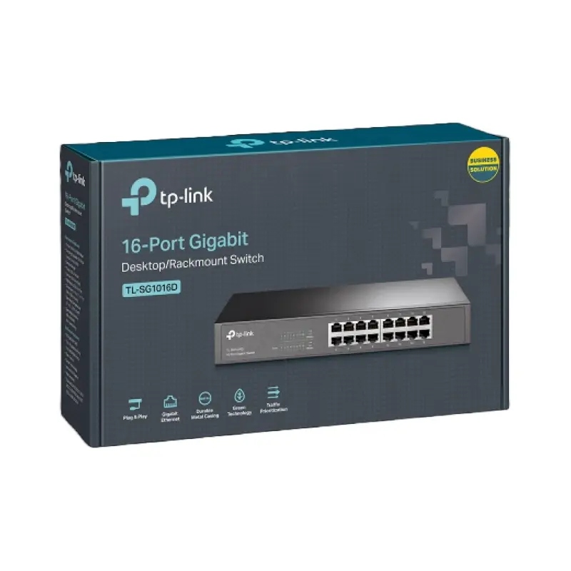 Switch rackable TP-Link 16-ports Gigabit TL-SG1016D thumbnail 3