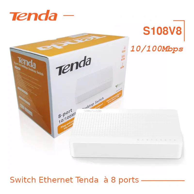 Switch S108V8 Tenda 8-ports 10/100Mbps Ethernet