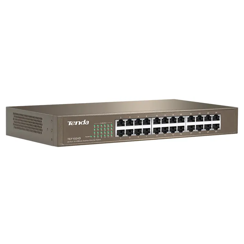 Switch Tenda 24 ports TEF1024D Ethernet 10/100Mbps thumbnail 3