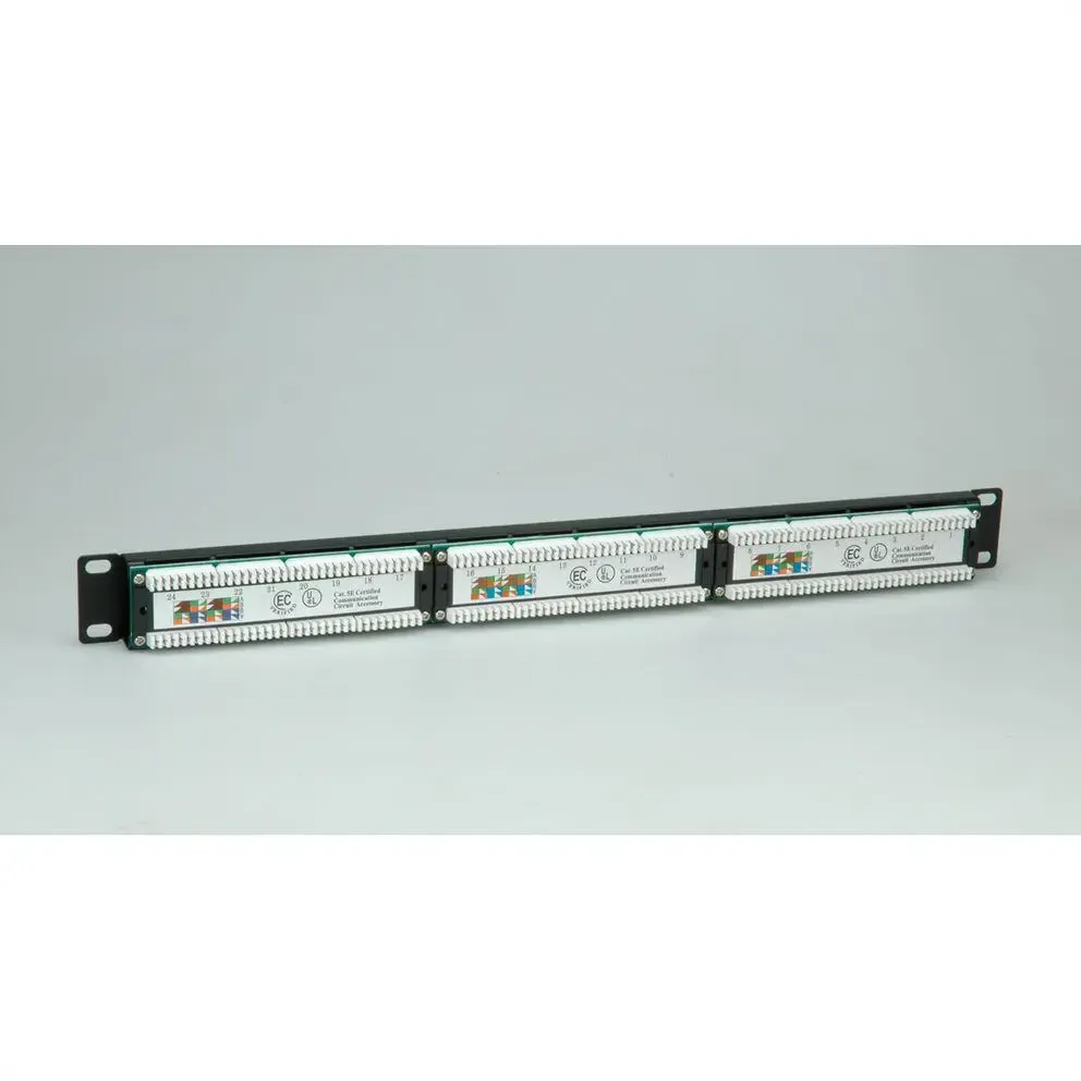 26.99.0349 VALUE Cat.5e 19' Patch Panel, 24 Ports, UTP, black