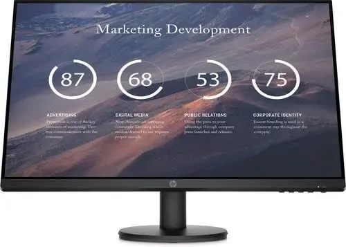 27' HP P27 G5 P-Series LED monitor 27' 1920 x 1080 Full HD (1080p) @ 75 Hz 5 ms HDMI, VGA, DisplayPort black