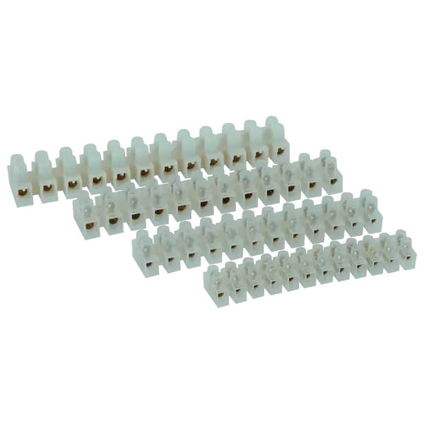 31010 Barette Domino à Vis Barre 12Poles - 10A / 250V / (Pack 10Pcs)