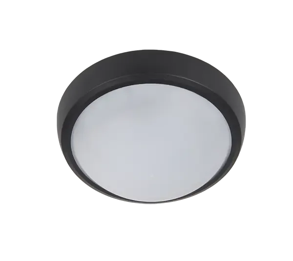 95BRLED6BL - LED LAMP Rond BRLED 6W BLACK IP54