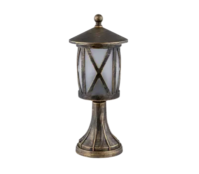96104MF/AB - ERIK 104 LANTERN STAND 1XE27 ANTIQUES BRASS H370