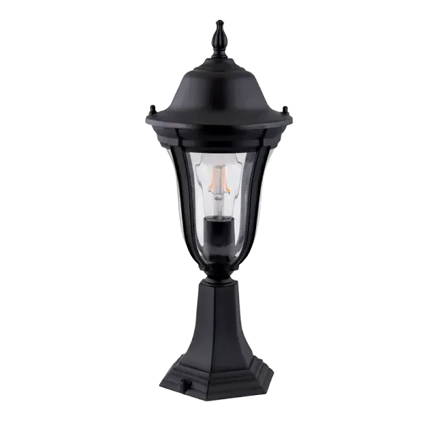 96204MF/BK - MARK 204 LANTERN STAND 1XE27 BLACK H490