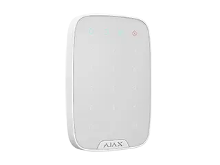 Ajax Keypad-W, Clavier tactile sans fil, blanc Compatible Hub & Hub2