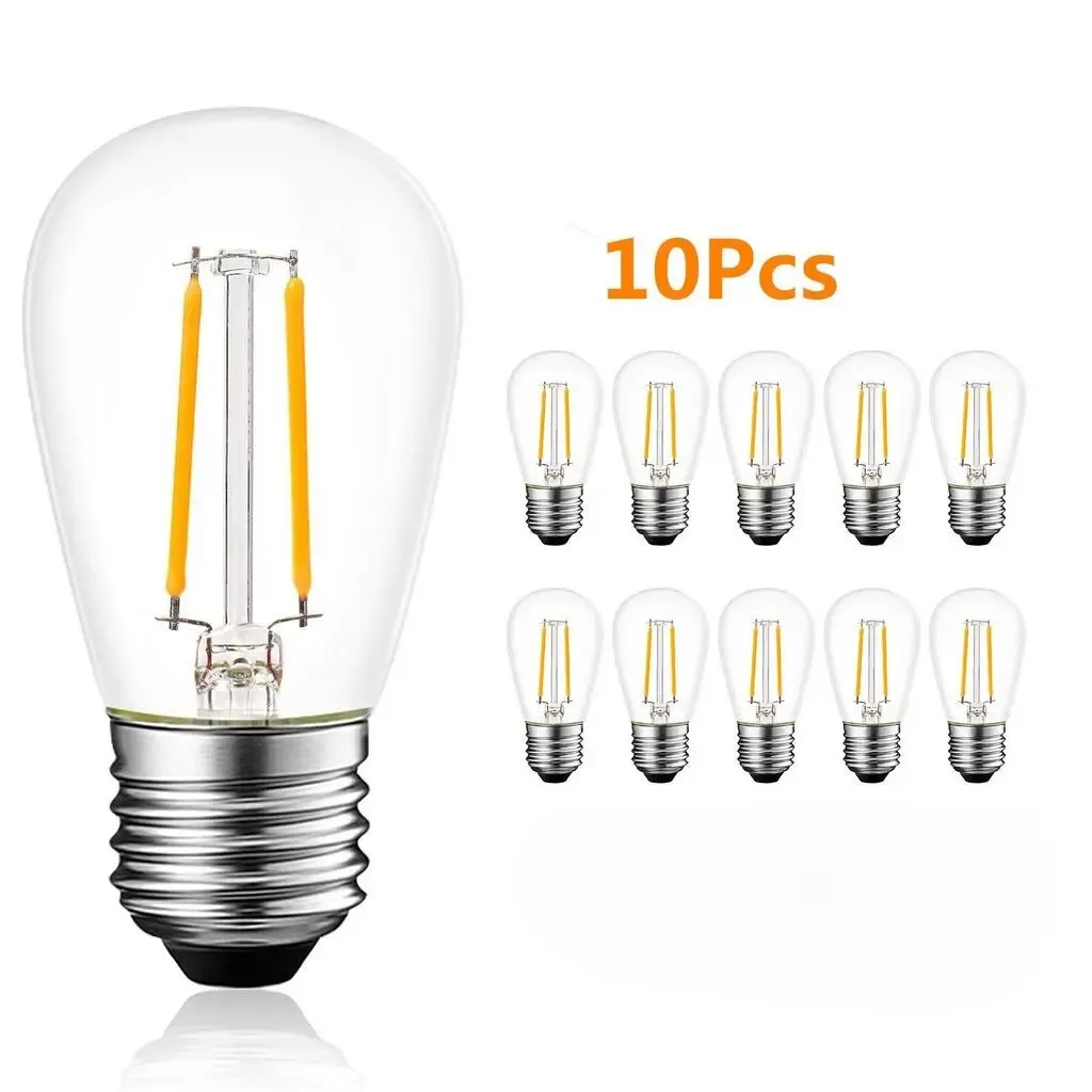 Ampoules Decorative S14 2W - E27 2700K AV-S141 Pack 15 pcs