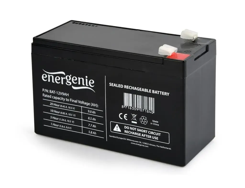 BAT-12V9AH Batterie 12V-9Ah UPS Dimensions: 151 x 65 x 94 mm