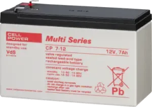 Battery 12V-7Ah Dim 151x65x98mm CellPower CP7-12