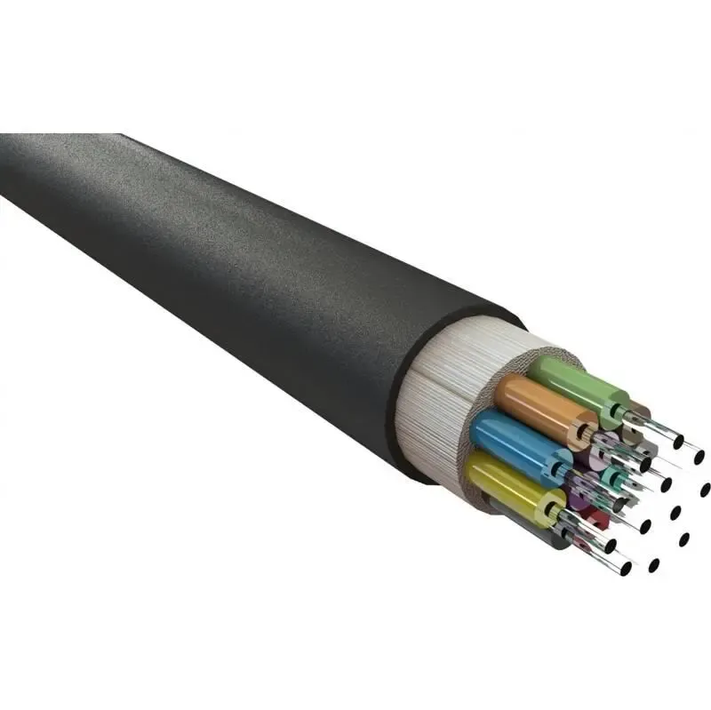 Câble FO-OM4 extérieur 6 fibres optiques 50/125 multimode OM4 structure libre armé Par 100m