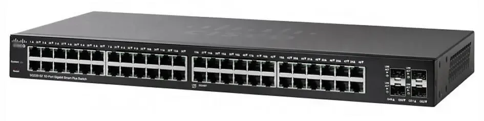 Cisco Business CBS220-24P-4G Switch web manageable L2 24 ports PoE+ Gigabit + 4 x Gigabit SFP (uplink) rack-mountable-PoE+ (195 W)