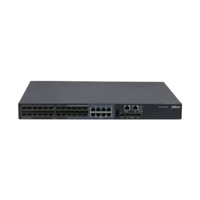 DAHUA AS5600-24GF4XF L3 Managed Switch 28-Port Gigabit -24 × SFP Gigabit , 8 × RJ-45 Gigabit (Combo), 4 × SFP+ 10 Gbps