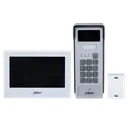 Dahua KTX03 Kit portier vidéo -2 fils/48V avec moniteur 7' WiFi microSD -1 platine de rue 1x Bouton 2MP - Code Pin - montage saillie