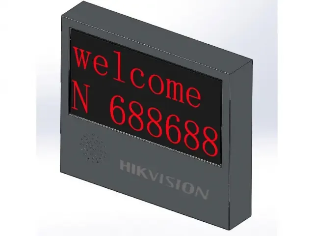 DS-TVL224 2-Lines 2-Color 8-Characters Outdoor Entrance & Exit LED Screen