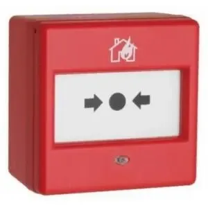 Eaton-Cooper CBG370S Declencheur Manuel adressable Rouge + LED apparent