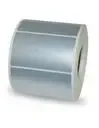 Etiquette Plastique Argent-Silver , 76x76mm (930 etiquettes/rouleau) rubans recommandes: 5095 resine