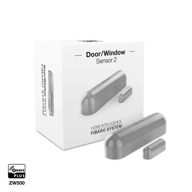 Fibaro FGDW-002 Détecteur d'ouverture de porte et fenêtre avec sonde de température intégrée