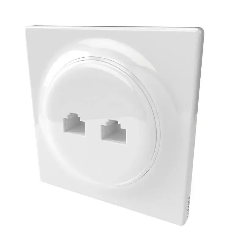 FIBARO FGWEEU-021 Prise murale 2 ports Ethernet Blanc