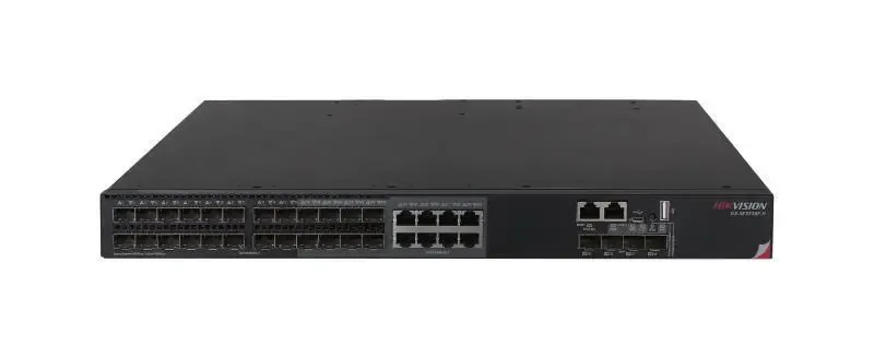 HIKVISION DS-3E3728F-H 28 Port Fiber Core Switch 24×SFP ports (including 8×combo interfaces), 4×10G/1G BASE-X SFP+ ports