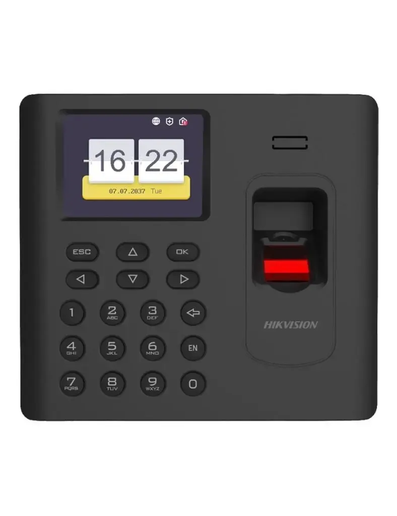 HIKVISION DS-K1A802EF-B (EM) Lecteur biométrique + Carte EM Pointeuse autonome de présence / IVMS Software