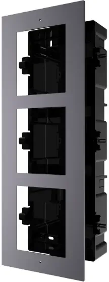 Hikvision DS-KD-ACF3(Plastic) Flush mounting 3 Module Plastic steel