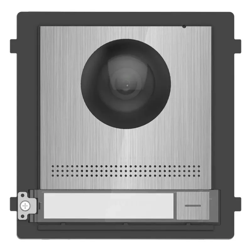 Hikvision DS-KD8003-IME2/S Unité principale IP 2 fils - 1 bouton d'appel - Aluminium Brossé