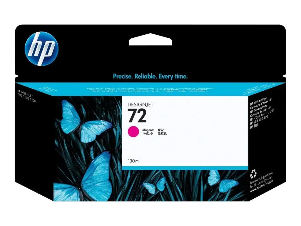 HP NO72 CARTOUCHE ENCRE MAGENTA 130ml