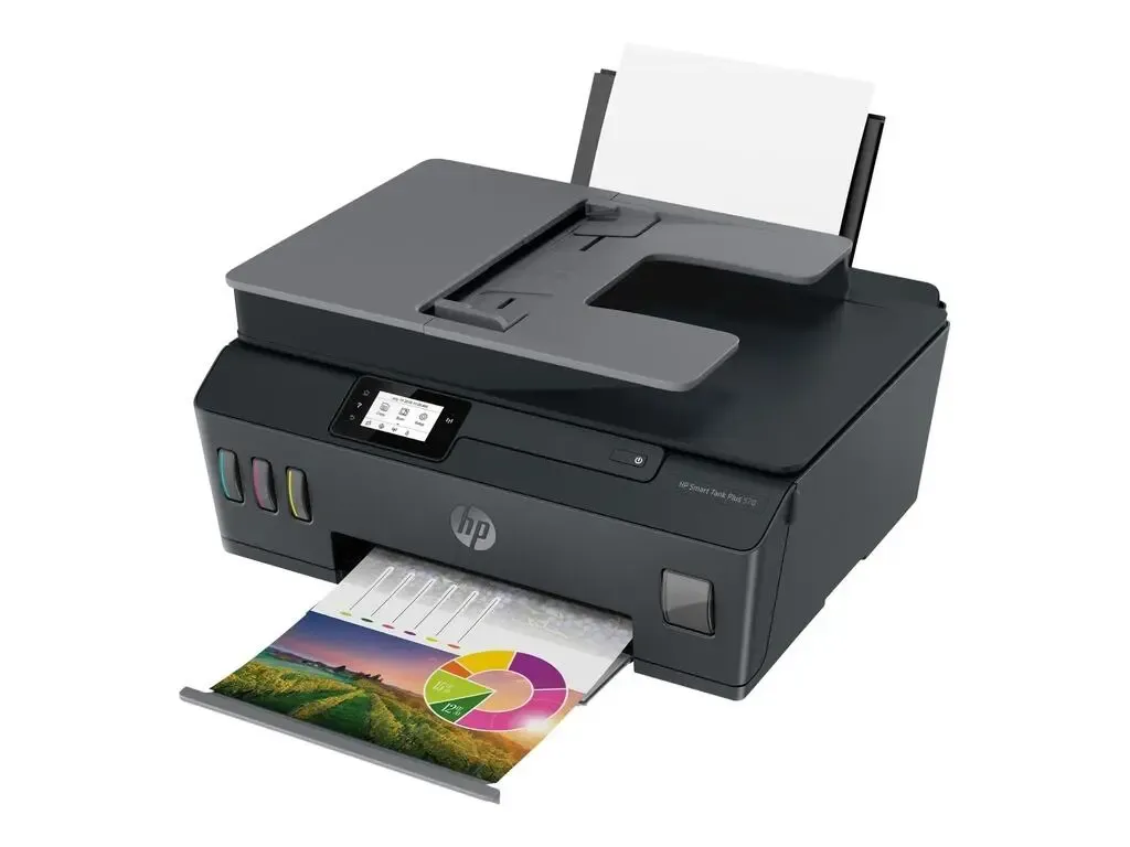 HP Smart Tank Plus 570 Wireless All-in-One - Imprimante multifonctions - couleur - jet d'encre - rechargeable