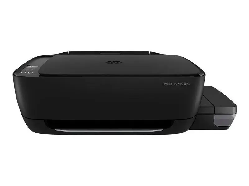 HP Smart Tank Wireless 455 ▪ Imprimante multifonctions couleur jet d'encre ▪ refillable ▪ A4 ▪ 19 ppm (impression) ▪ 6.5 ppm (copie) 60 feuilles ▪ USB 2.0, Wi-Fi