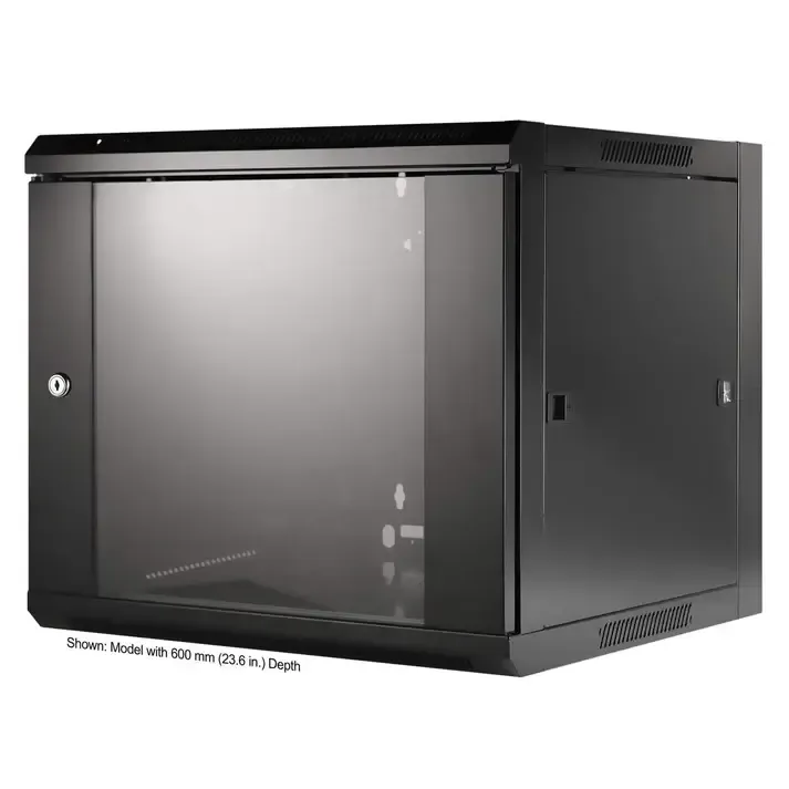 Intellinet 711777 - Armoire 19 9U-450mm Profondeur Noir Panneaux latéraux amovibles