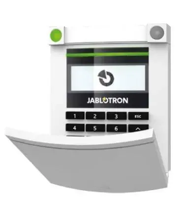 Jablotron JA-154E Clavier d'accès sans fil avec LCD et RFID Compatible JA100