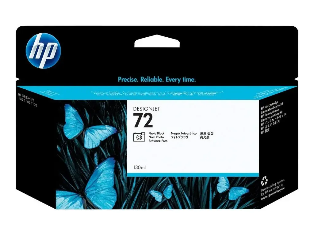 P 72 original UV Ink cartridge C9370A photo black high capacity 130ml 1-pack