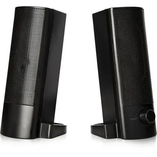 V7 SB2526-USB-6E Speaker System - 5 W RMS - Black - USB - 2 Pack