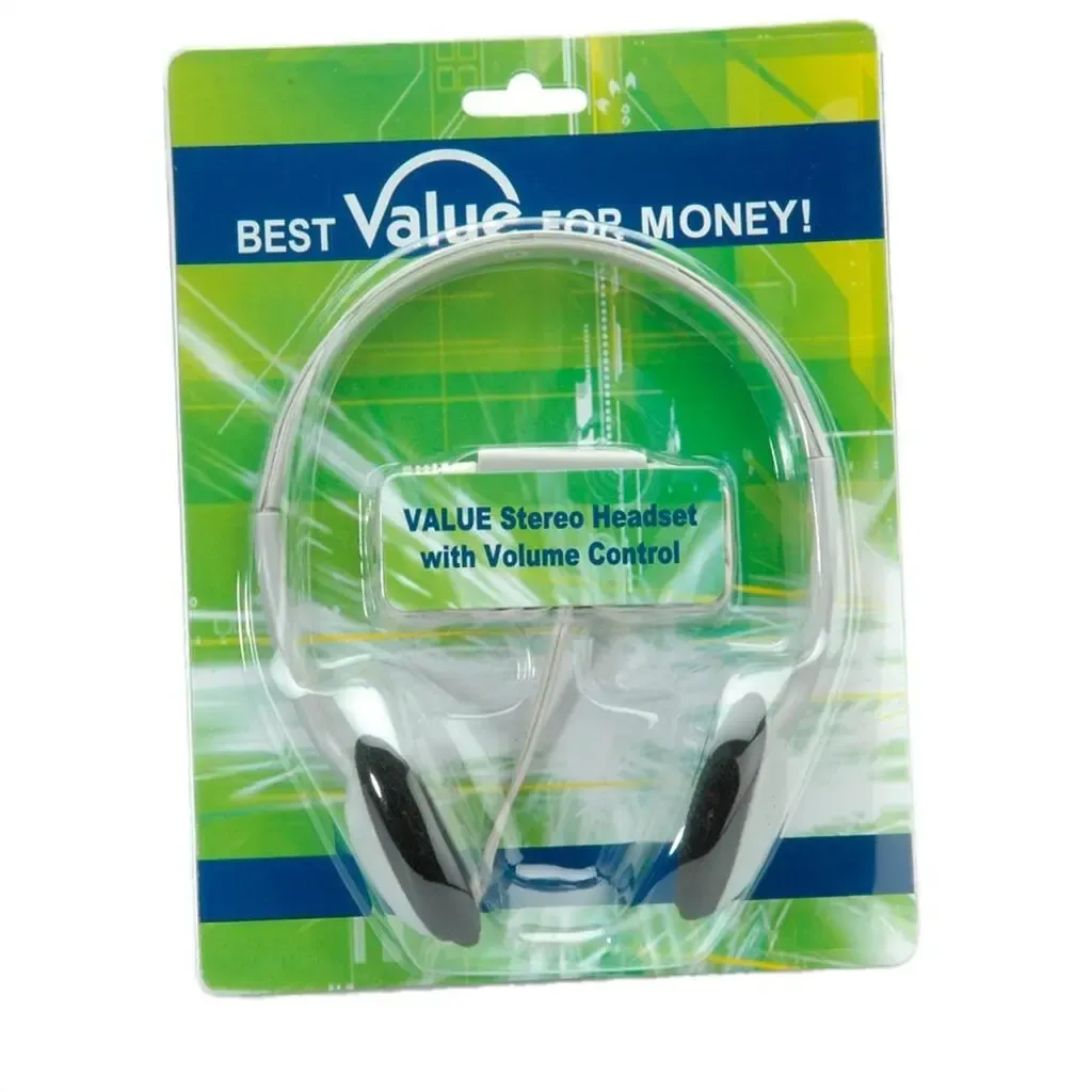 VALUE 15.99.1316 Headset 3.5 mm stereo plug