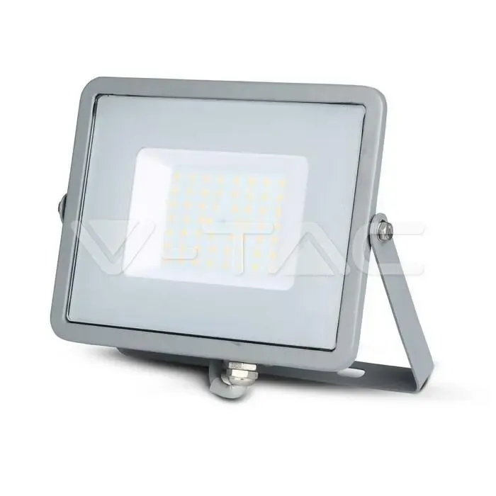VT-50 50W SMD Projecteur WITH SAMSUNG CHIP 6400K GREY BODY GREY GLASS